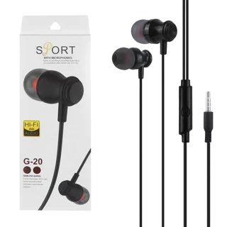 (1030044) هندزفری با سیم Sport مدل G-20  - DST