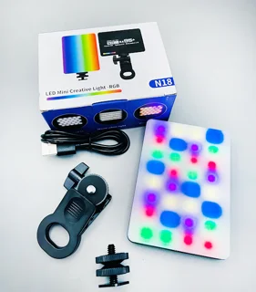 (1030131) رینگ لایت سلفی مدل N18 RGB