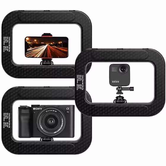 (1030046) رینگ لایت سلفی موبایل LED YM-200 RGB