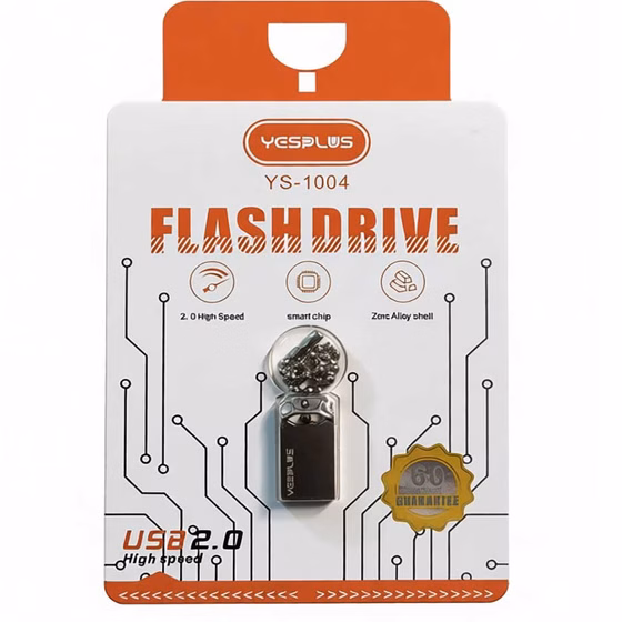 (1030066) فلش مموری USB2.0 ظرفیت 64 گیگ YESPLUS YS-1004
