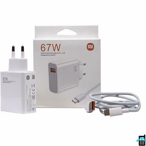 (1030235) شارژر دیواری شیائومی مدل 67W همراه با کابل Type-C