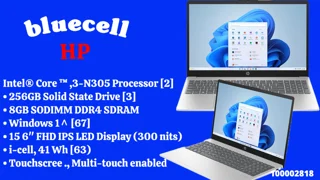 (100002818) لپ تاپ 15.6 اینچ اچ پی HP 15 FD0113DX i3 N305/128GB SSD/8GB/Intel